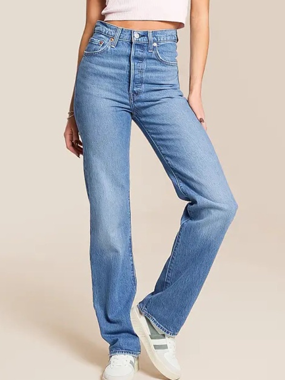 LEVI’S RIBCAGE STRAIGHT JEANS